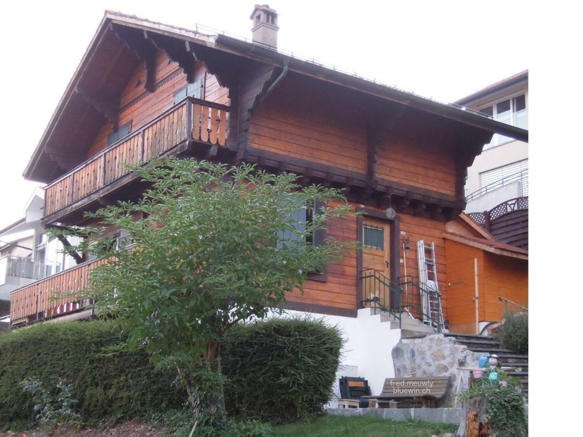 Les échalas I - Appartement avec cuisine et place privée au cœur du Lavaux, Unesco Chexbres Extérieur photo